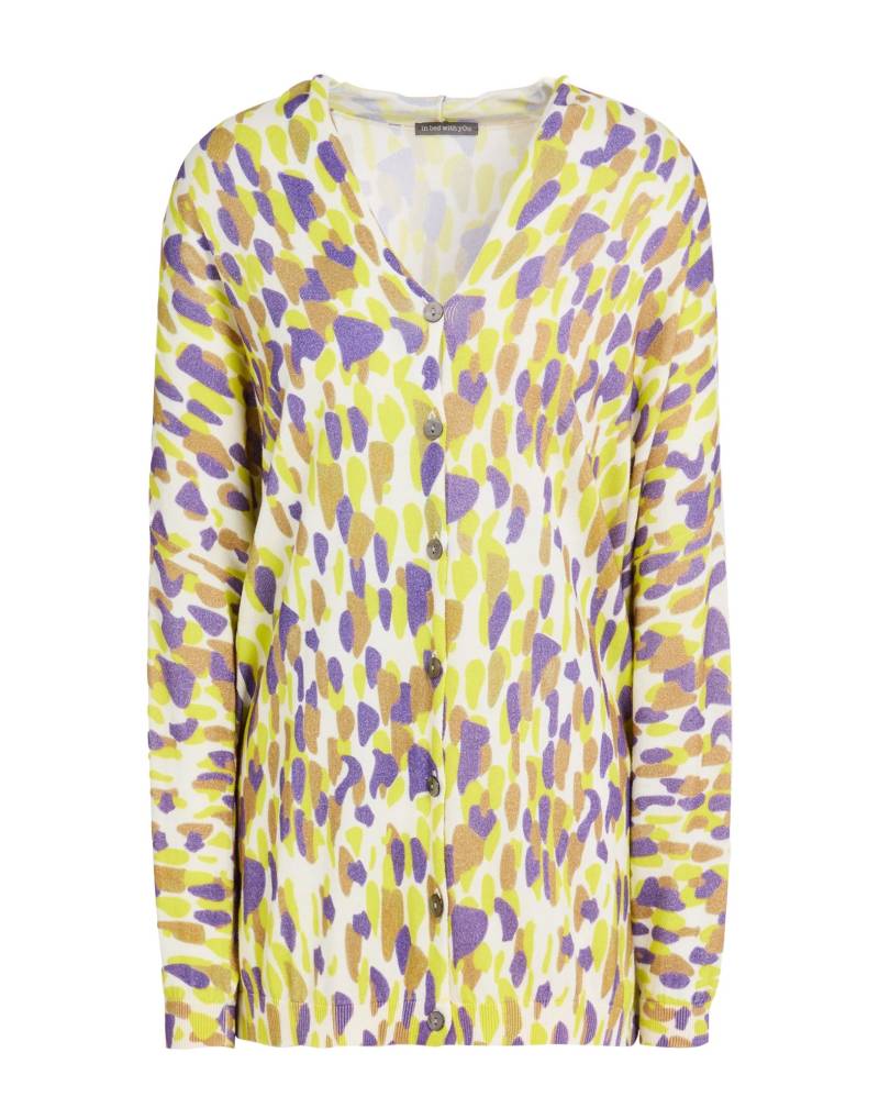 IN BED WITH YOU Strickjacke Damen Weiß von IN BED WITH YOU