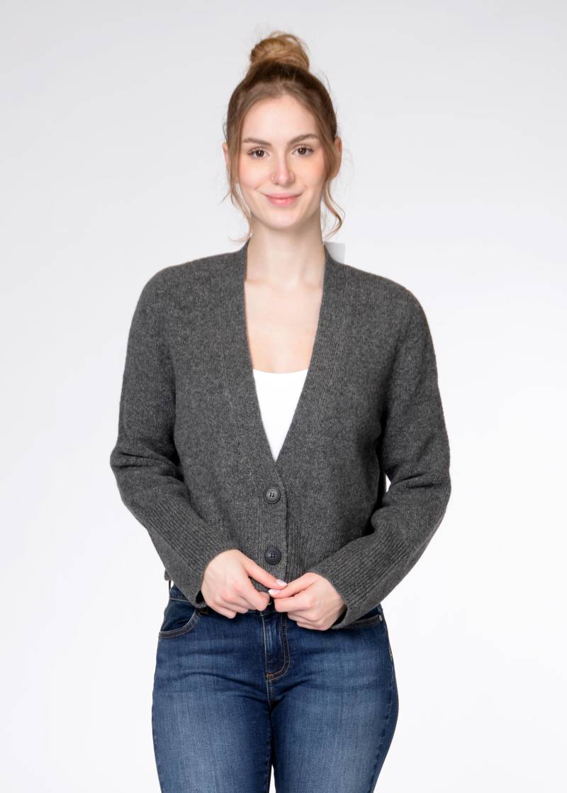 IN LINEA - Cardigan, V-Ausschnitt,1/1-Arm flanell combo - Gr. - 48 von IN LINEA