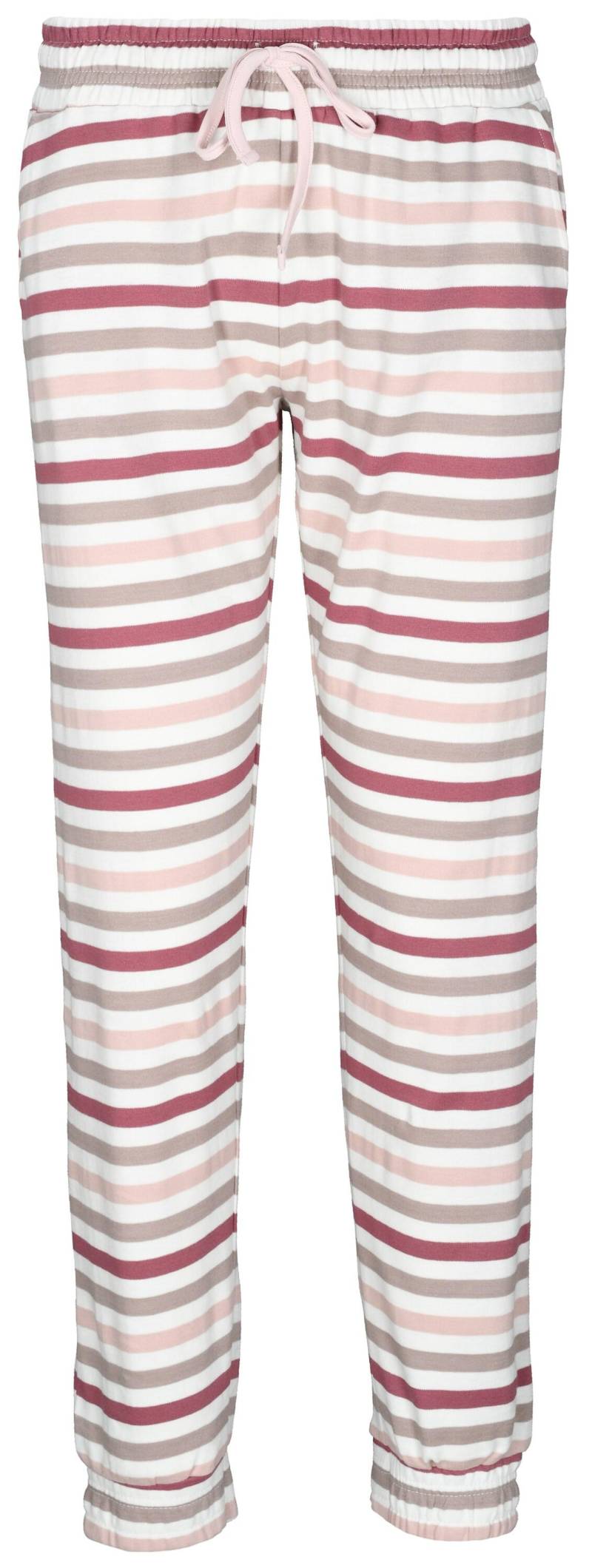 IN LINEA - Da.-Bündchenhose Feininterlock ecru stripe - Gr. - 38 von IN LINEA