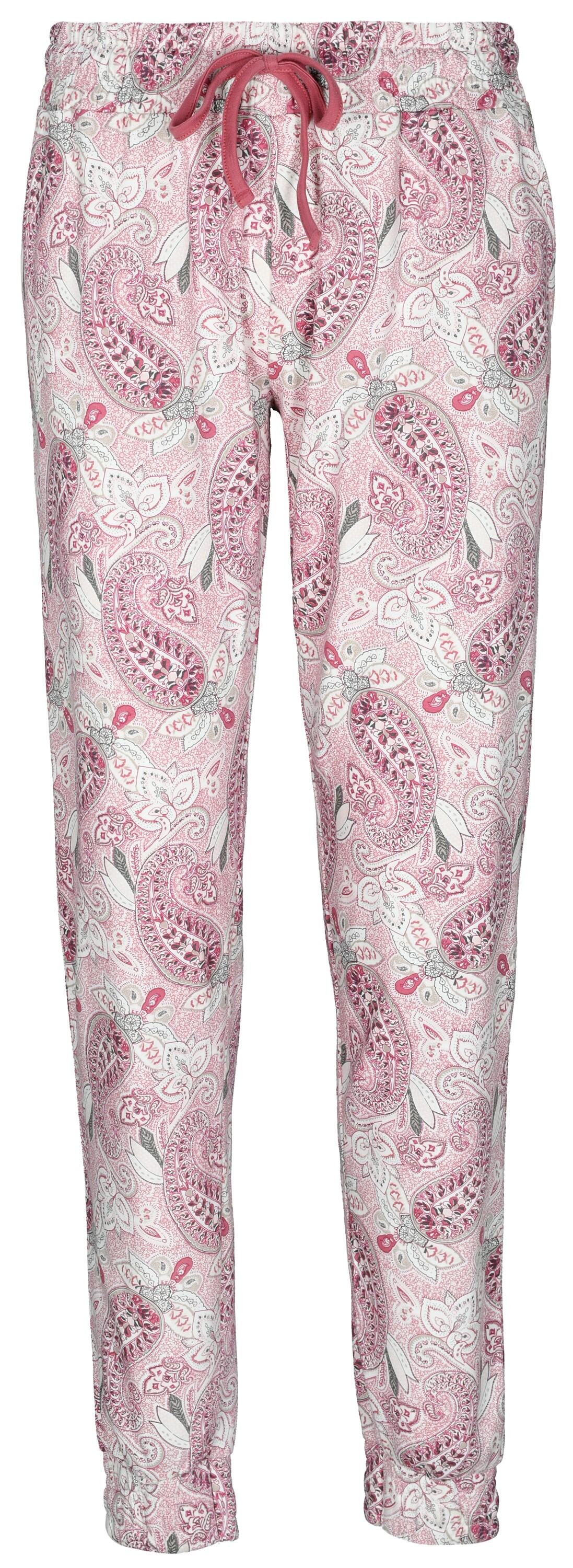 IN LINEA - Da.-Bündchenhose Feininterlock taupe paisley - Gr. - 40 von IN LINEA