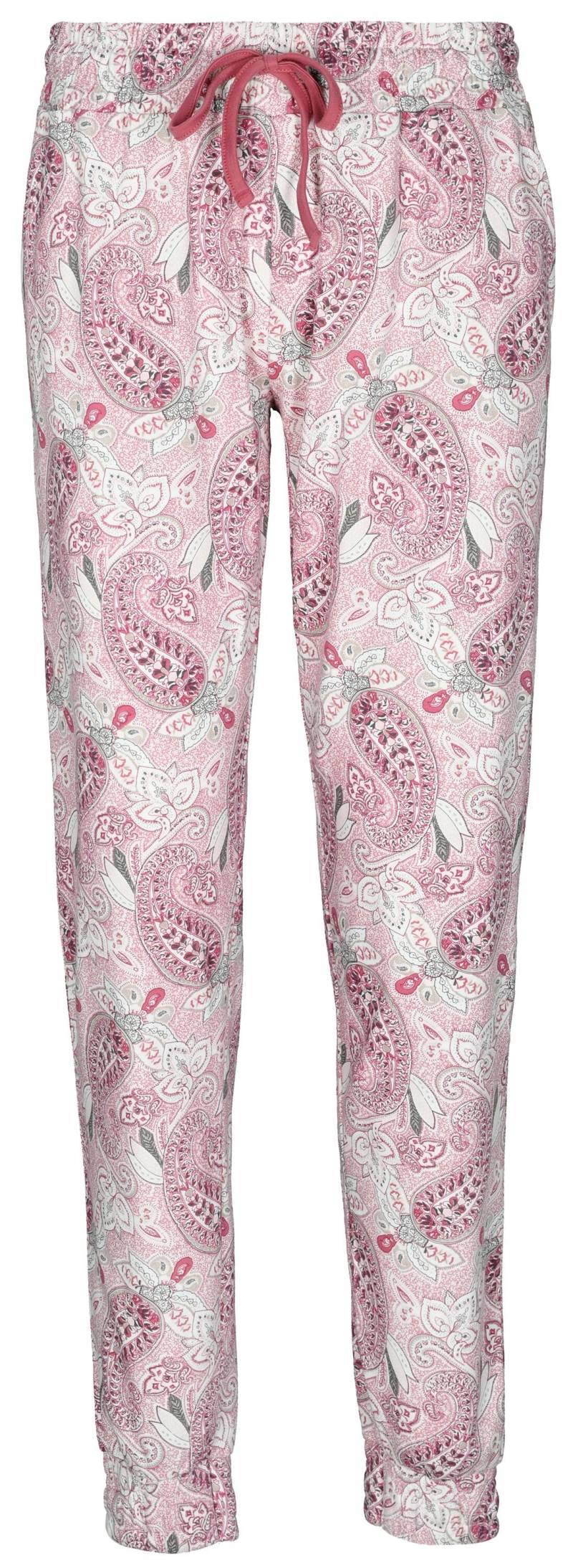 IN LINEA - Da.-Bündchenhose Feininterlock taupe paisley - Gr. - 40 von IN LINEA