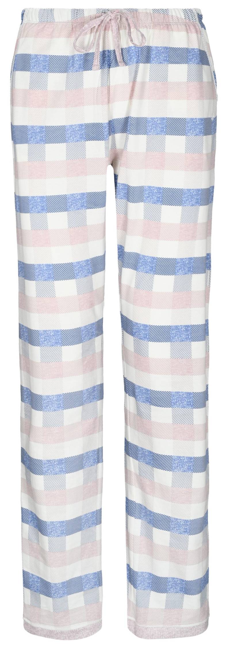 IN LINEA - Da.-Hose ecru check - Gr. - 42 von IN LINEA