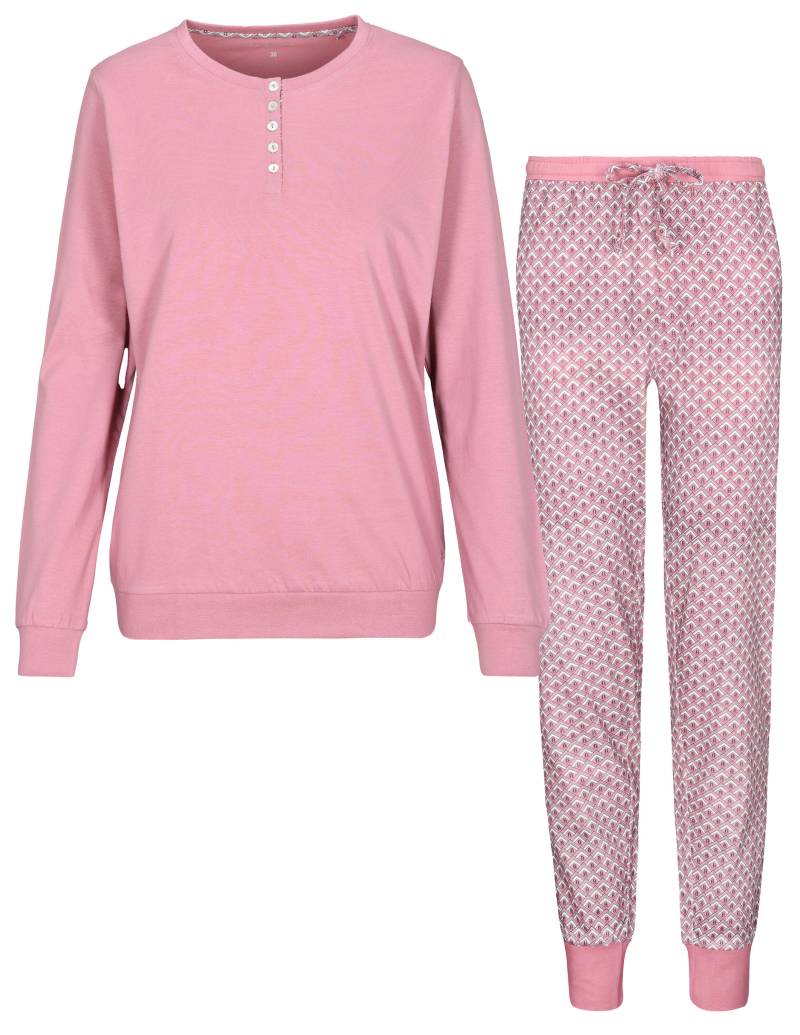 IN LINEA - Da.-Pyjama plum diamonds - Gr. - 46 von IN LINEA