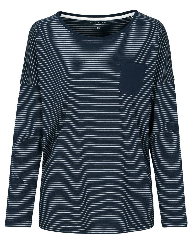 IN LINEA - Da.-Shirt Ringel night stripe - Gr. - 46 von IN LINEA