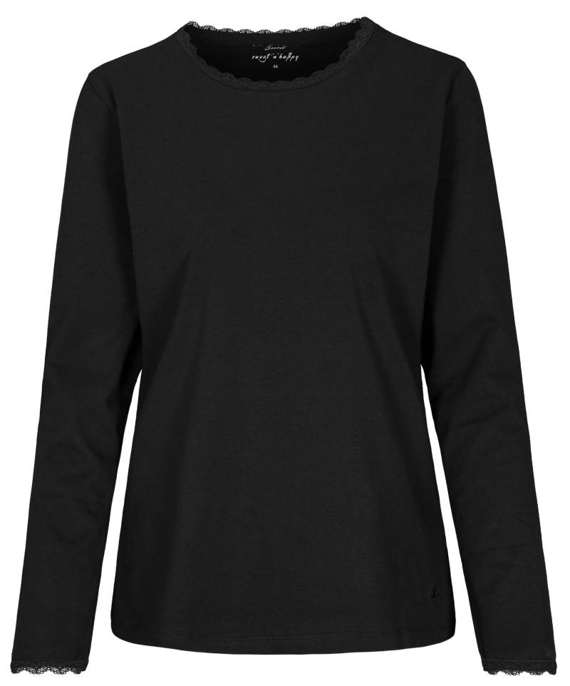 IN LINEA - Da.-Shirt Spitze onyx - Gr. - 42 von IN LINEA