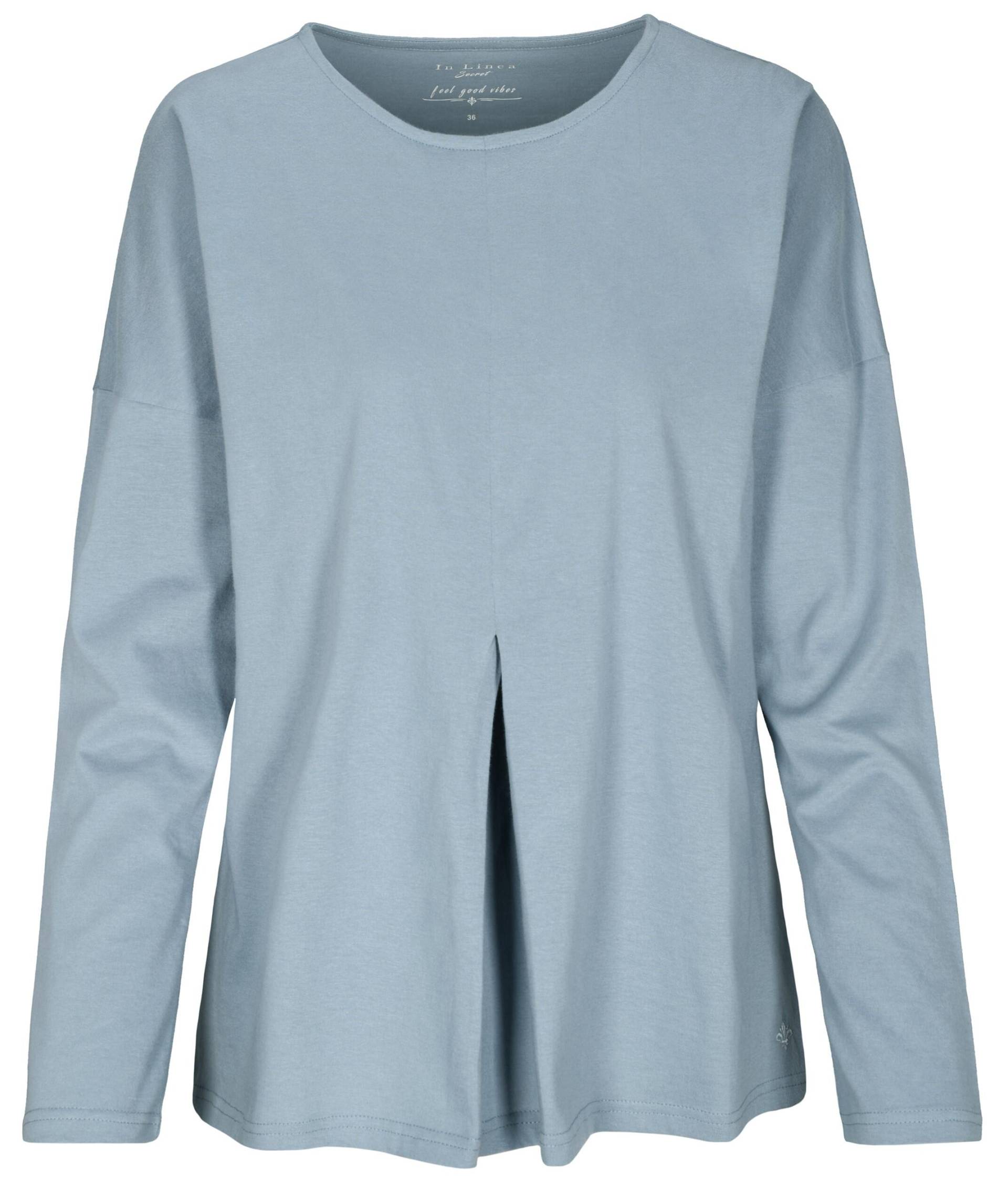 IN LINEA - Da.-Shirt samtweich denim - Gr. - 42 von IN LINEA