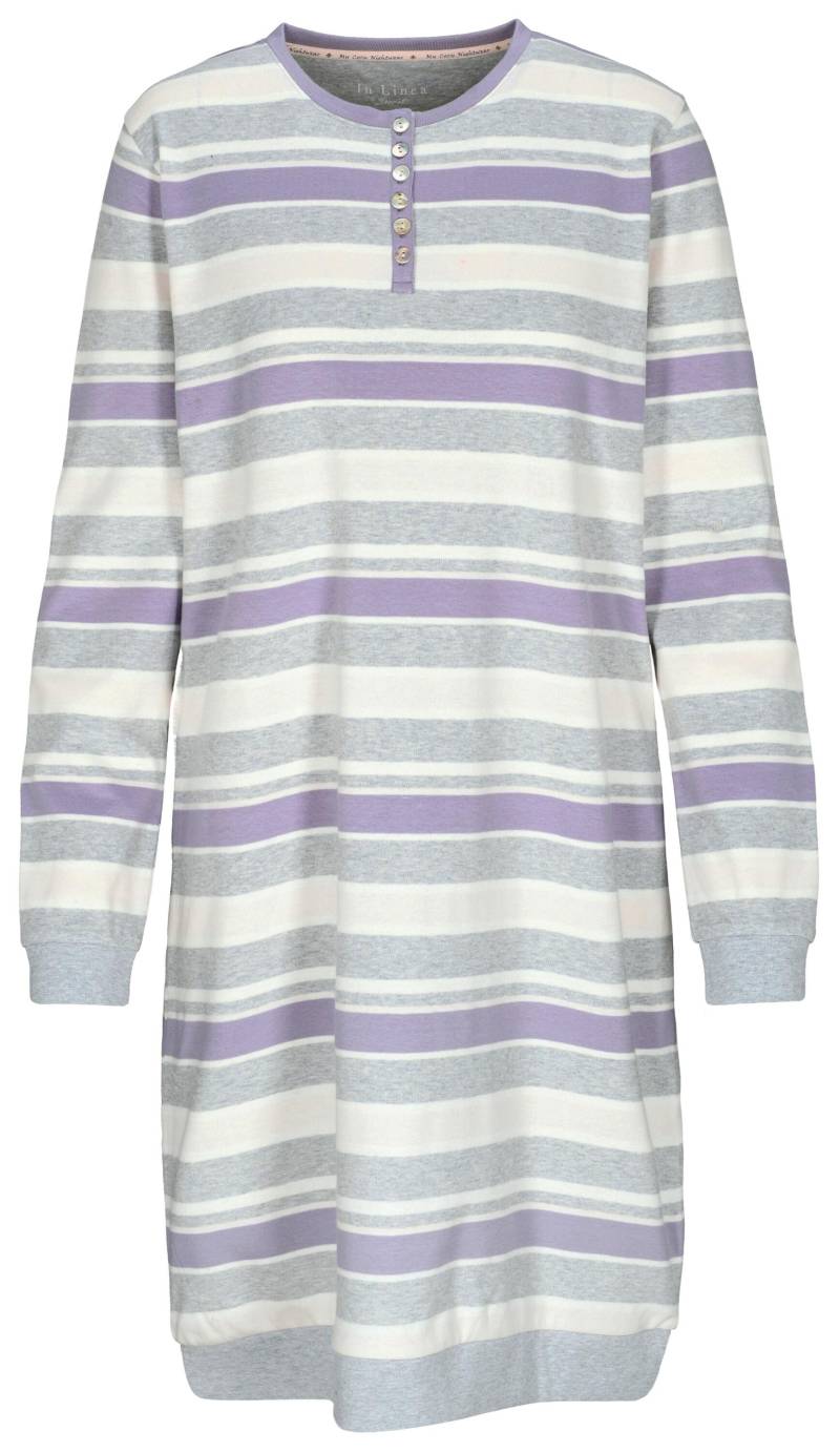 IN LINEA - Da.-Sleepshirt Interlock shadow stripe - Gr. - 38 von IN LINEA