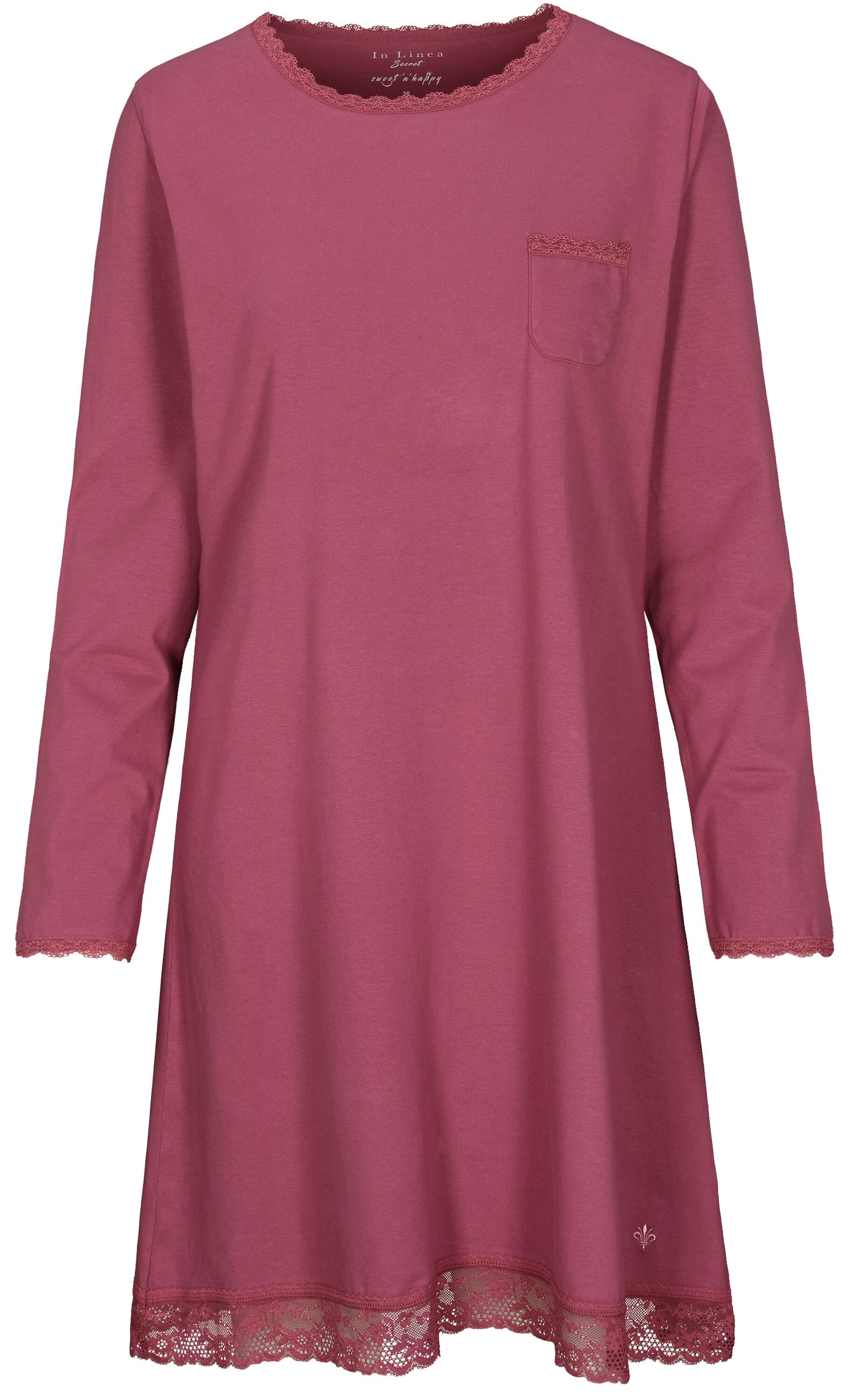 IN LINEA - Da.-Sleepshirt Spitze jam - Gr. - 46 von IN LINEA