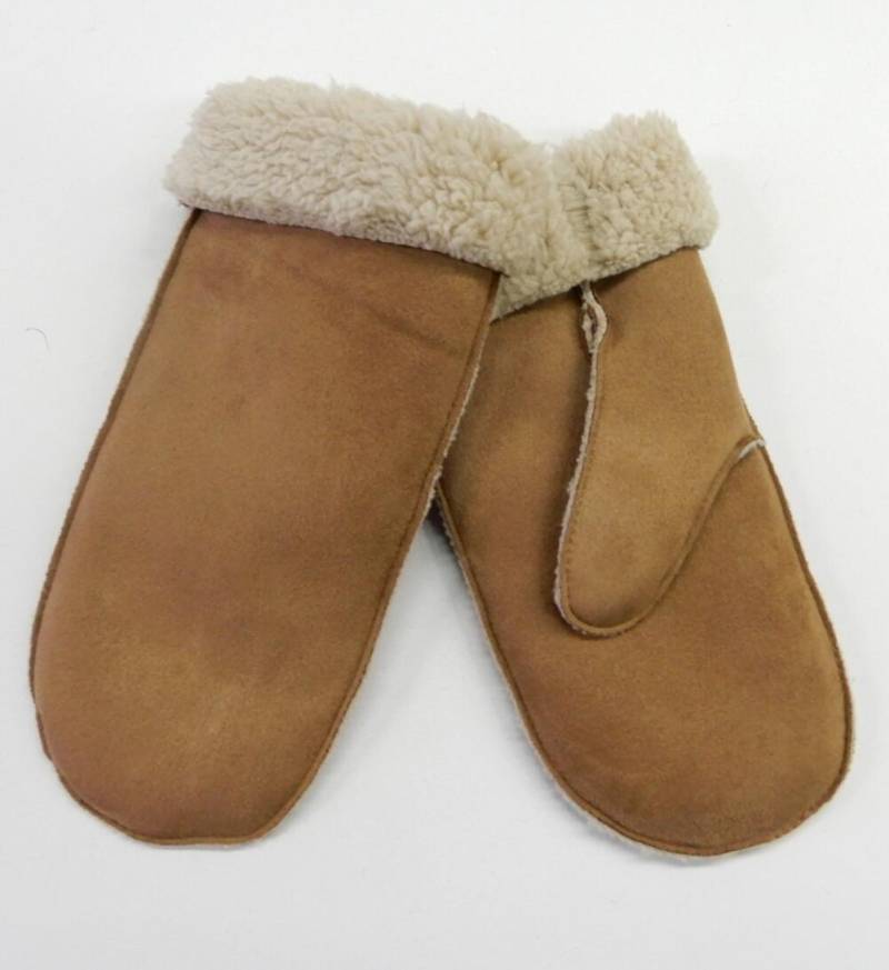 IN LINEA - Fäustling m. Teddyfutter camel von IN LINEA