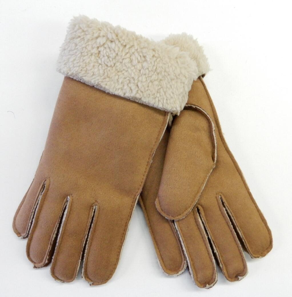 IN LINEA - Handschuhe m. Teddyfutter camel - Gr. - L von IN LINEA