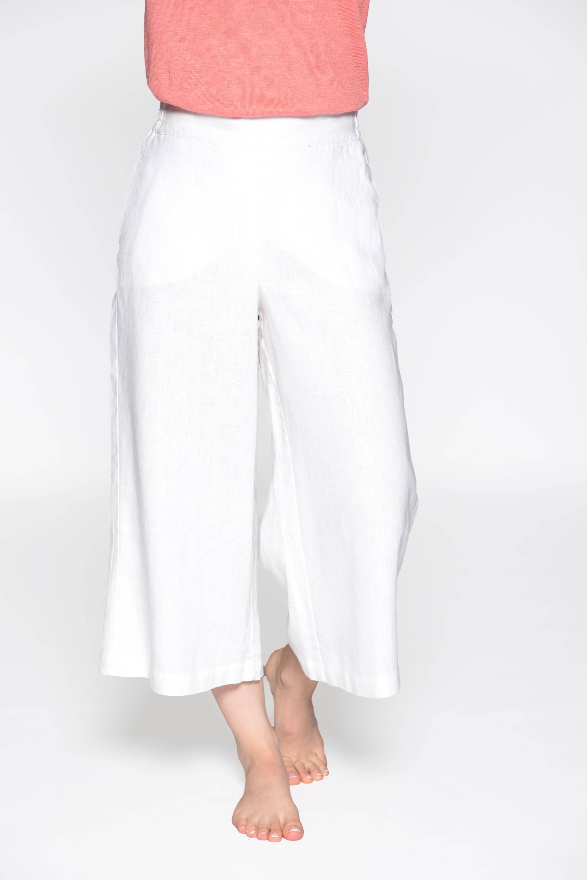 IN LINEA - Hose, 7/8-Länge 101 white - Gr. - 42 von IN LINEA