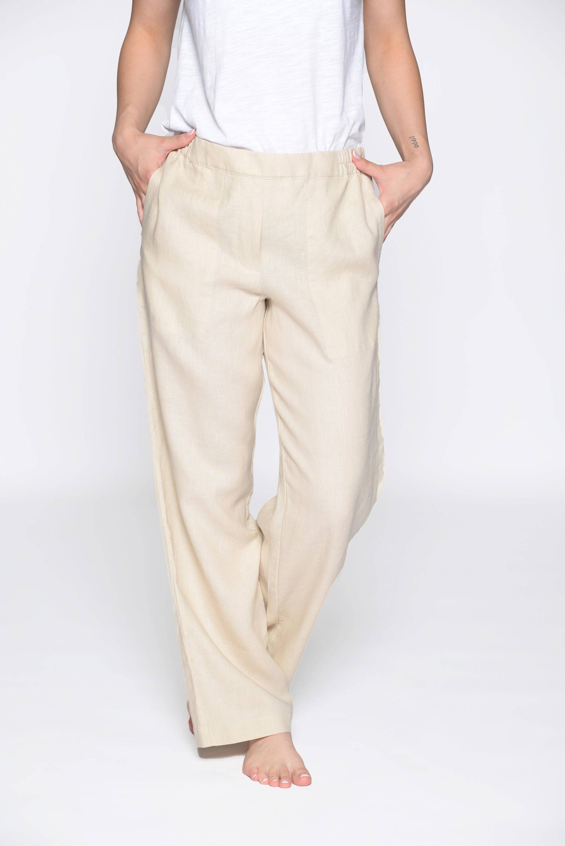 IN LINEA - Hose 209 sand - Gr. - 42 von IN LINEA