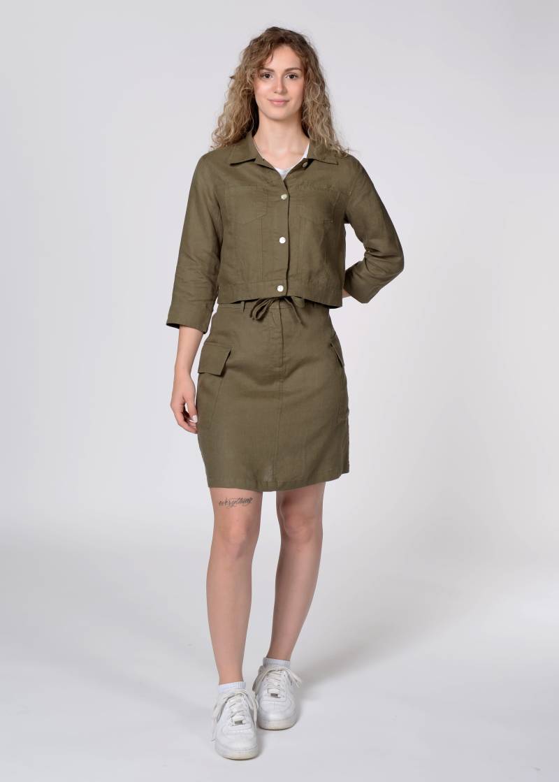 IN LINEA - Jacke, Boxy, 3/4-Arm 519 khaki - Gr. - 40 von IN LINEA