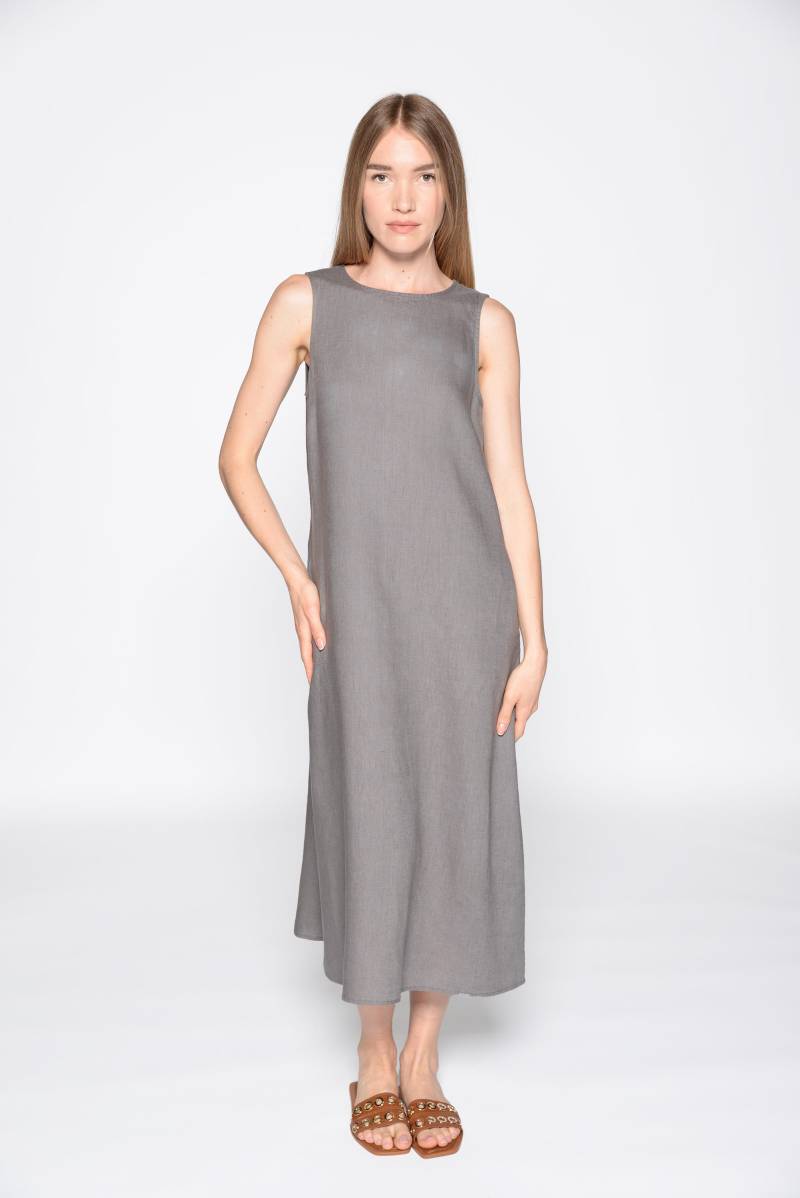 IN LINEA - Kleid, ohne Arm 801 grey - Gr. - 46 von IN LINEA