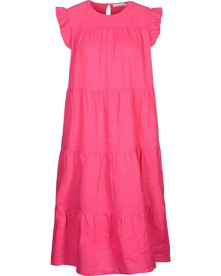 IN LINEA Midikleid Leinen-Stufenkleid von IN LINEA