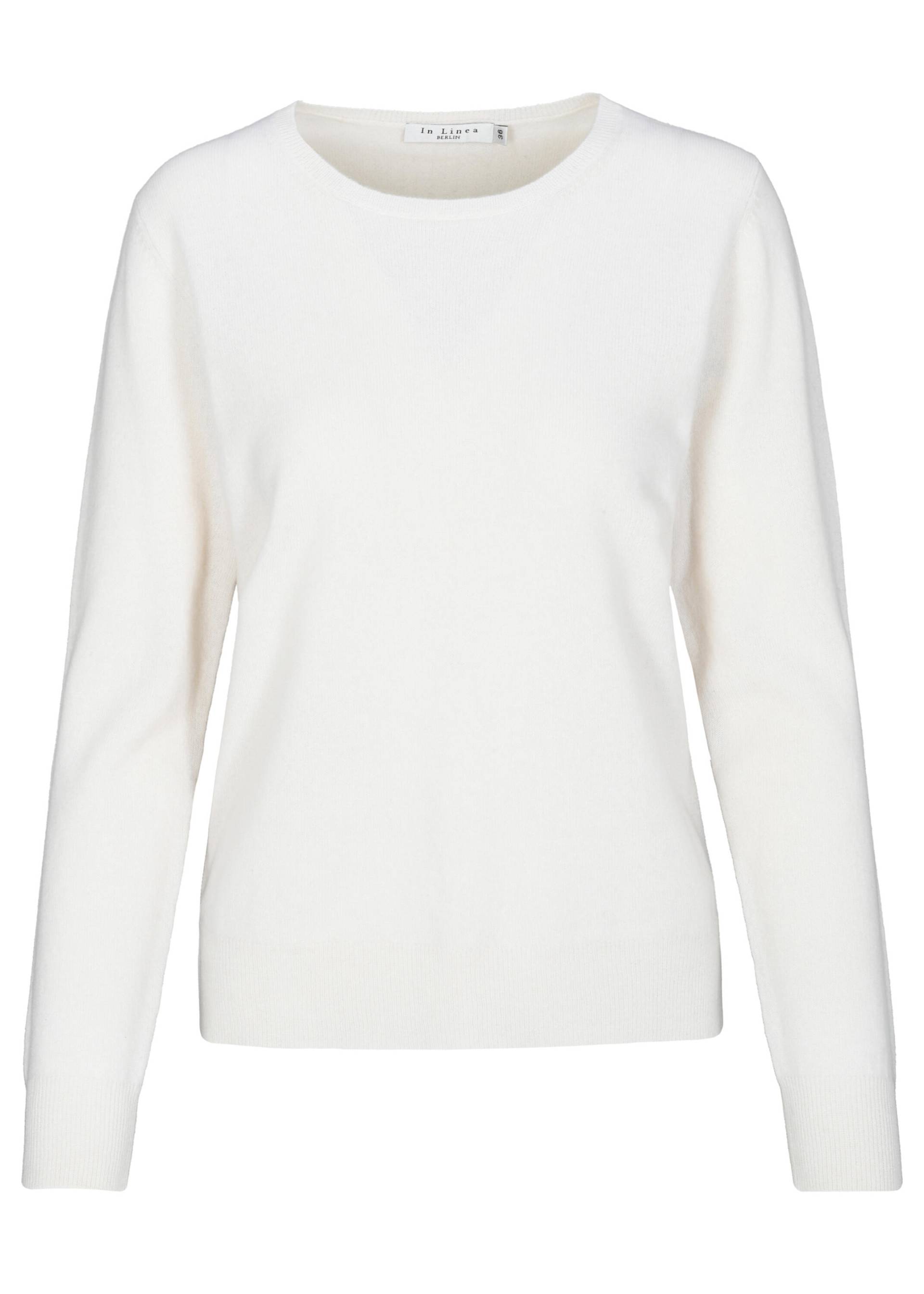 IN LINEA - NOS Pullover, Rundhals 102 offwhite - Gr. - 36 von IN LINEA