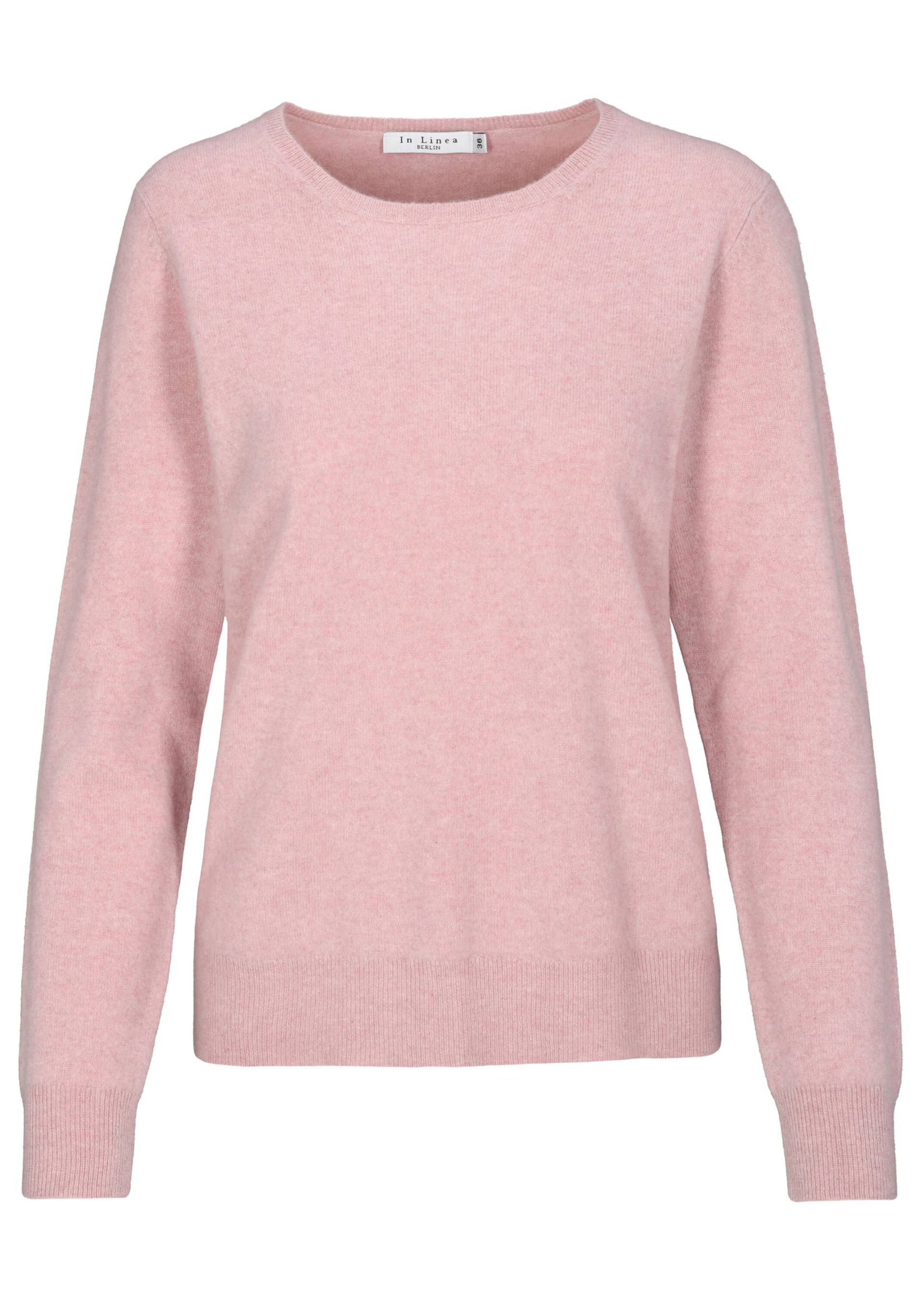 IN LINEA - NOS Pullover, Rundhals 410 rose - Gr. - 46 von IN LINEA