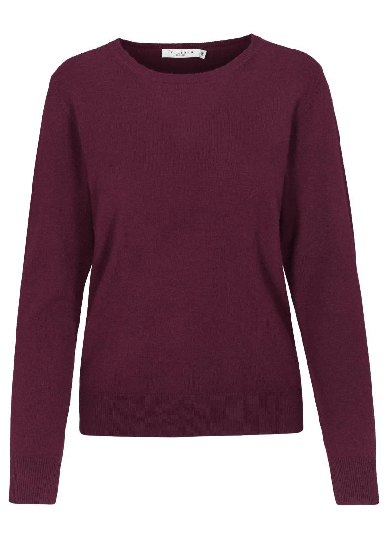 IN LINEA - NOS Pullover, Rundhals 448 cherry - Gr. - 42 von IN LINEA