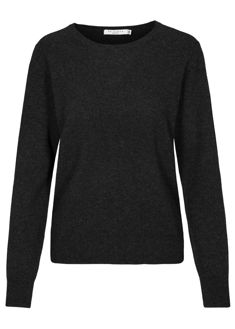 IN LINEA - NOS Pullover, Rundhals 806 anthra mel. - Gr. - 44 von IN LINEA