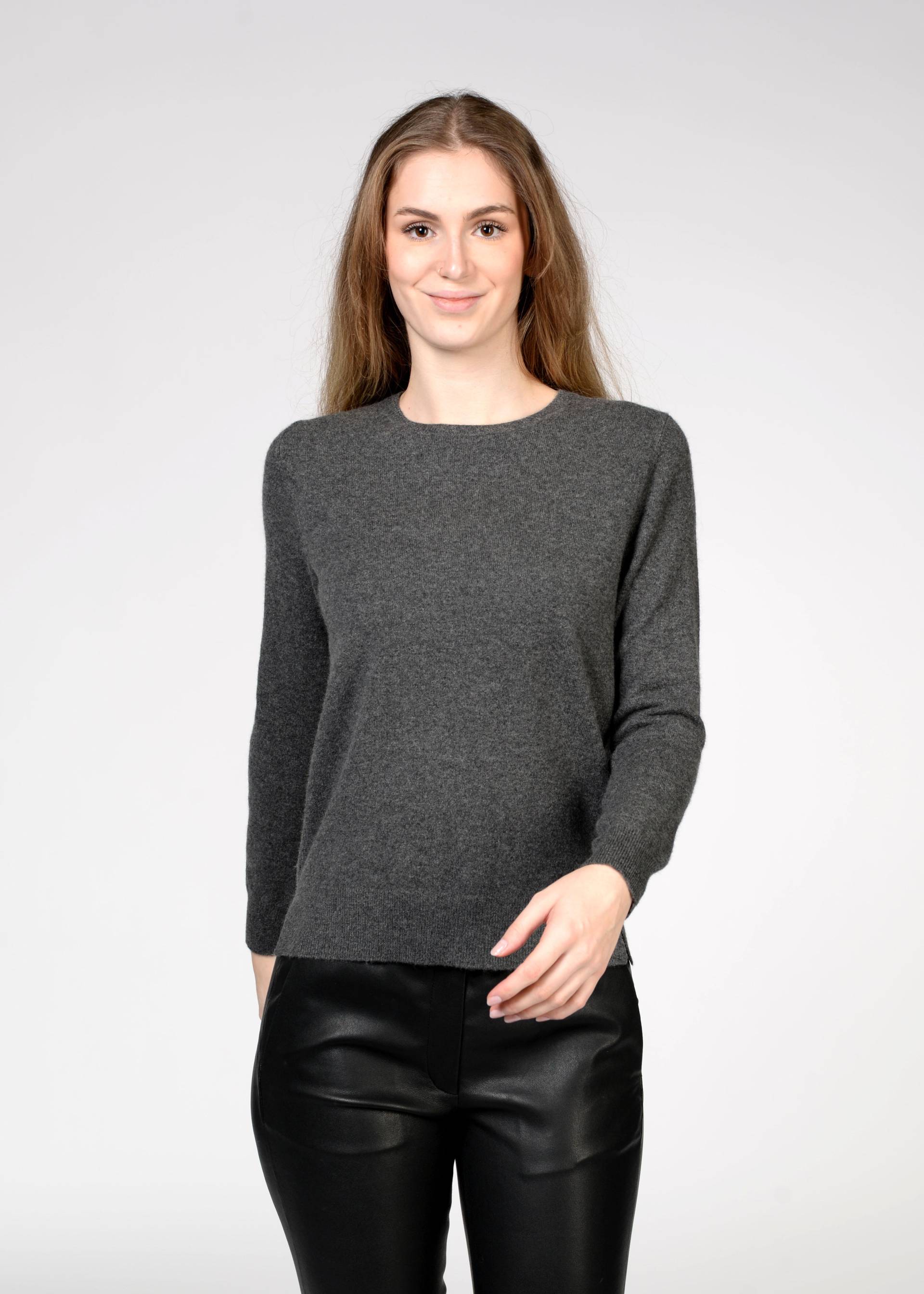 IN LINEA - NOS Pullover, Rundhals 811 shadow mel. - Gr. - 38 von IN LINEA