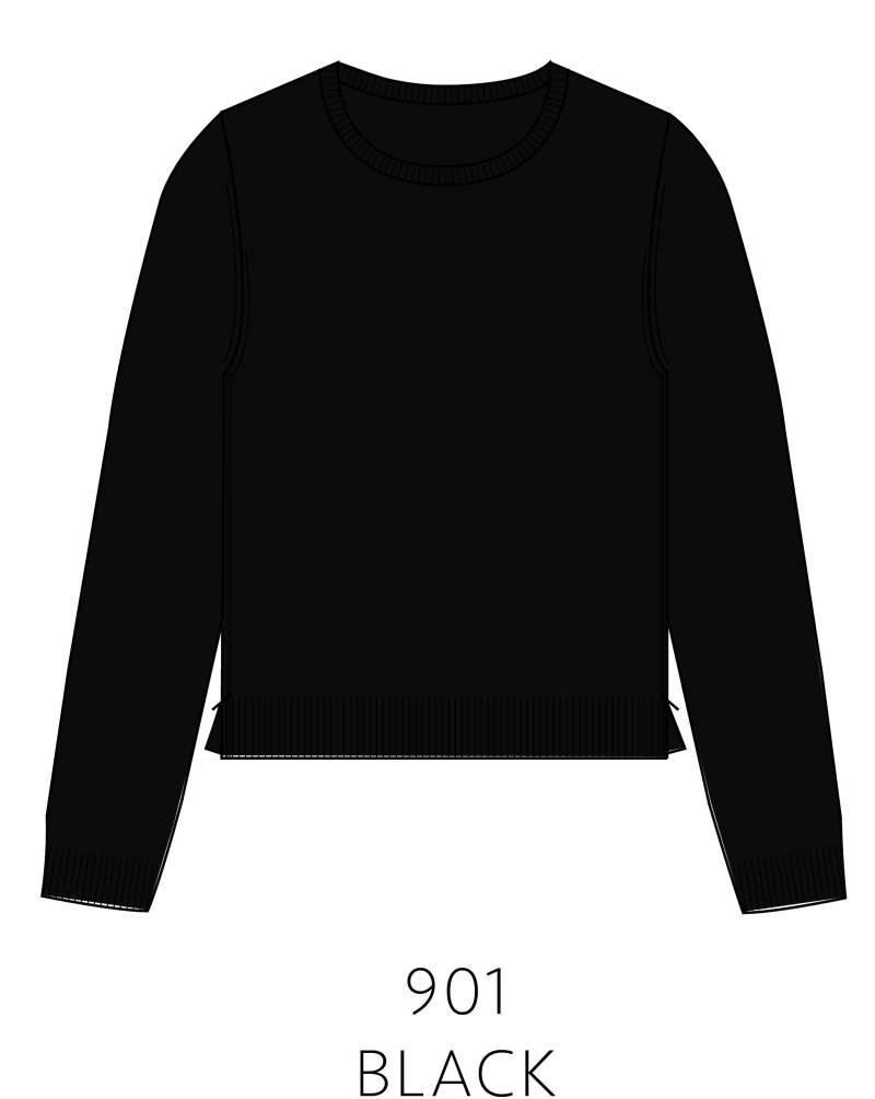 IN LINEA - NOS Pullover, Rundhals 901 black - Gr. - 42 von IN LINEA