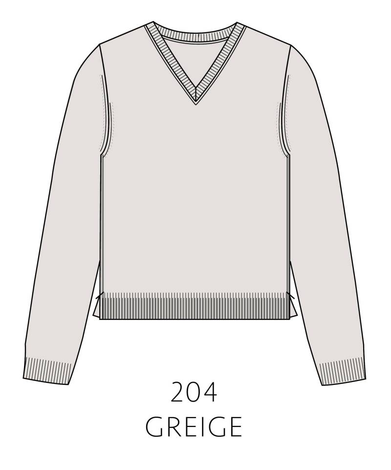 IN LINEA - NOS Pullover, V-Ausschnitt - Gr. - 44 von IN LINEA