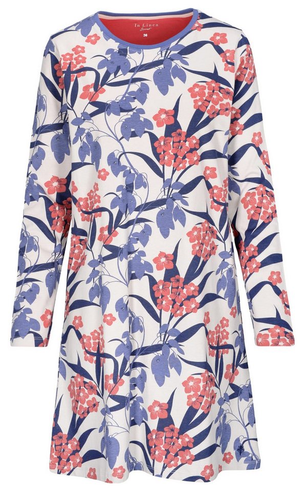 IN LINEA Nachthemd Da.-Sleepshirt Druck von IN LINEA