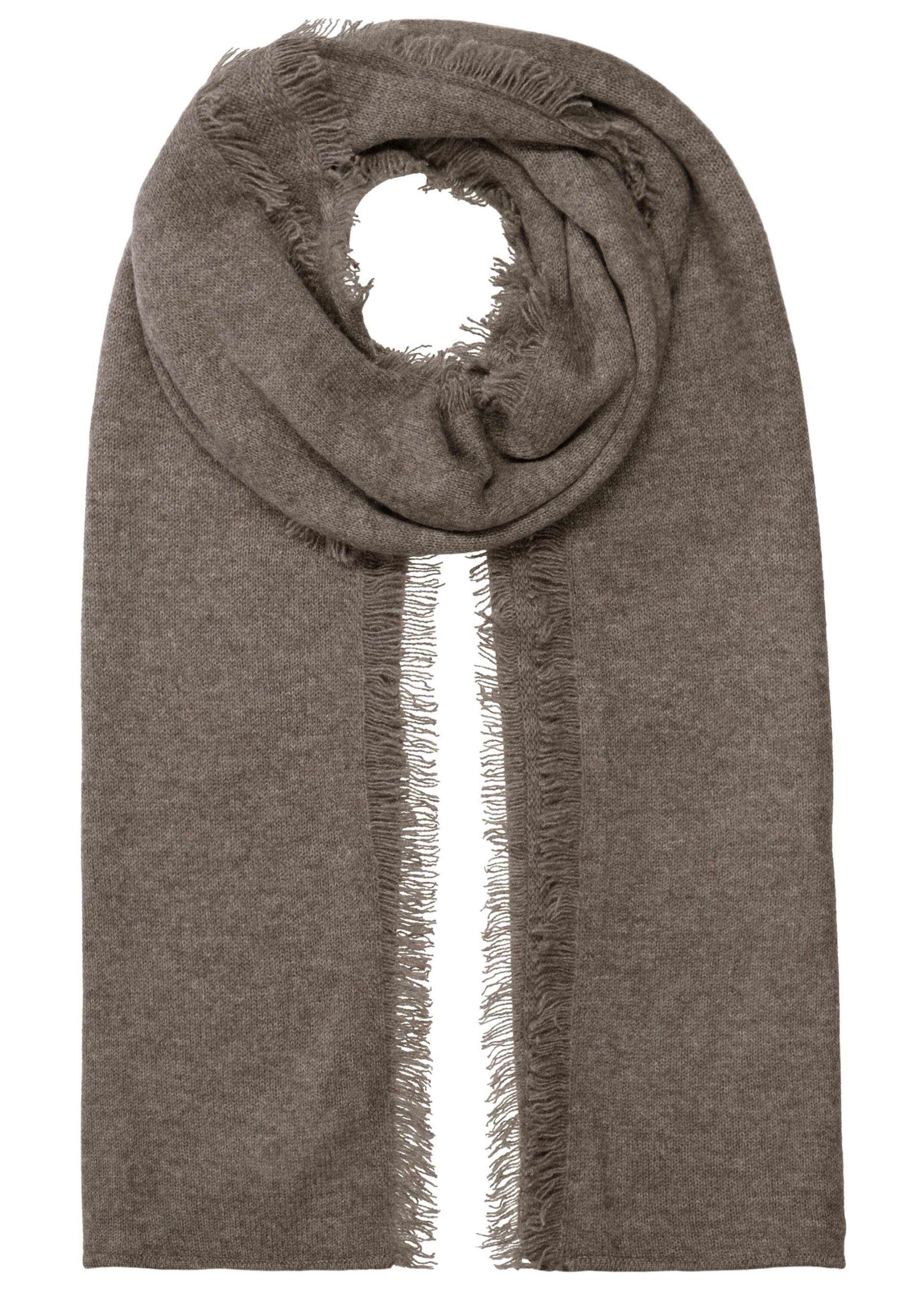 IN LINEA - Schal, Fransen 706 taupe mel. - Gr. - One Size von IN LINEA