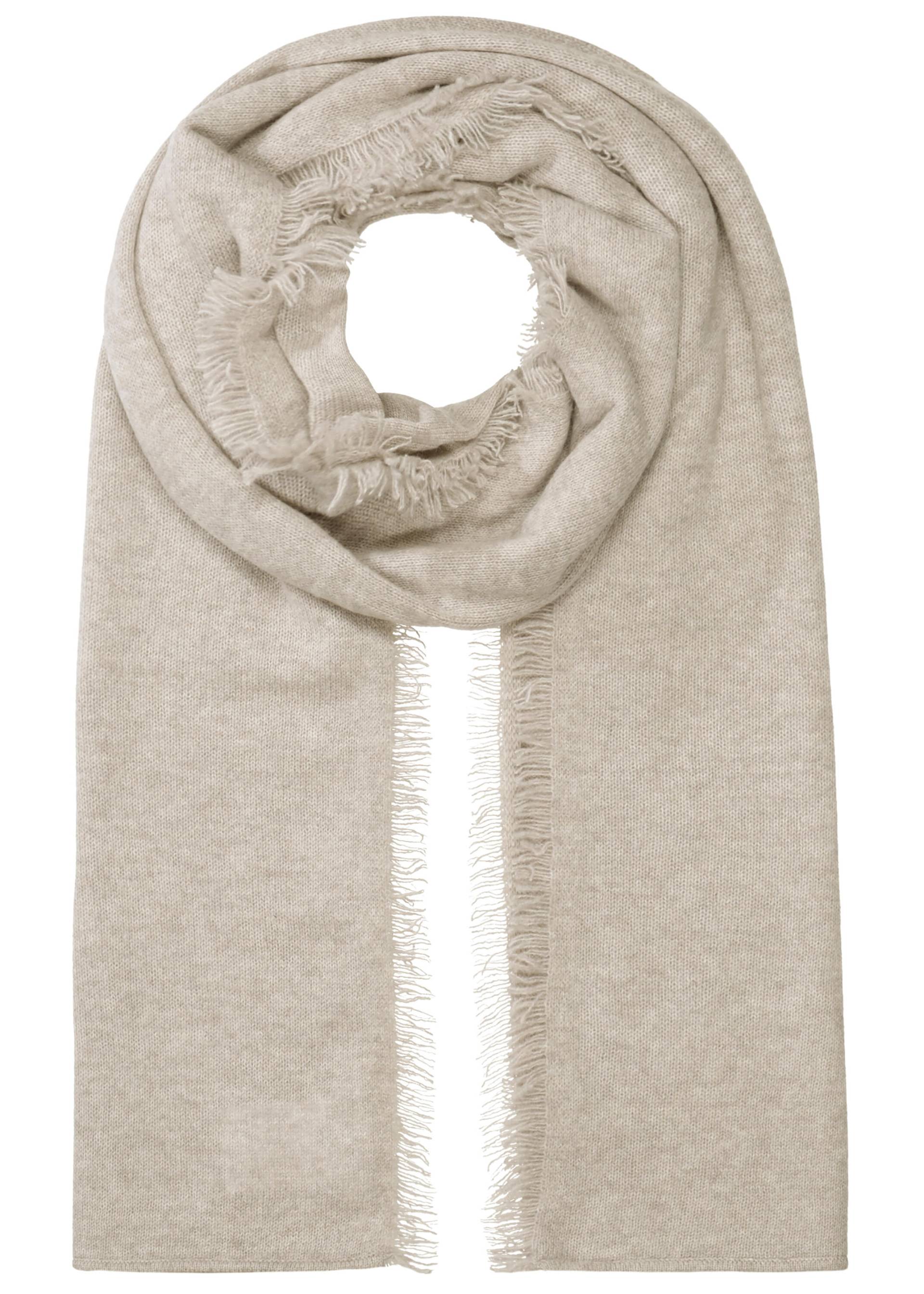 IN LINEA - Schal, Fransen 842 stone mel. - Gr. - One Size von IN LINEA