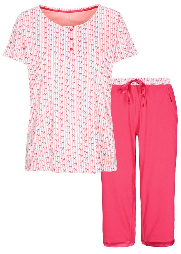 IN LINEA Schlafanzug Da.-Capri Pyjama von IN LINEA