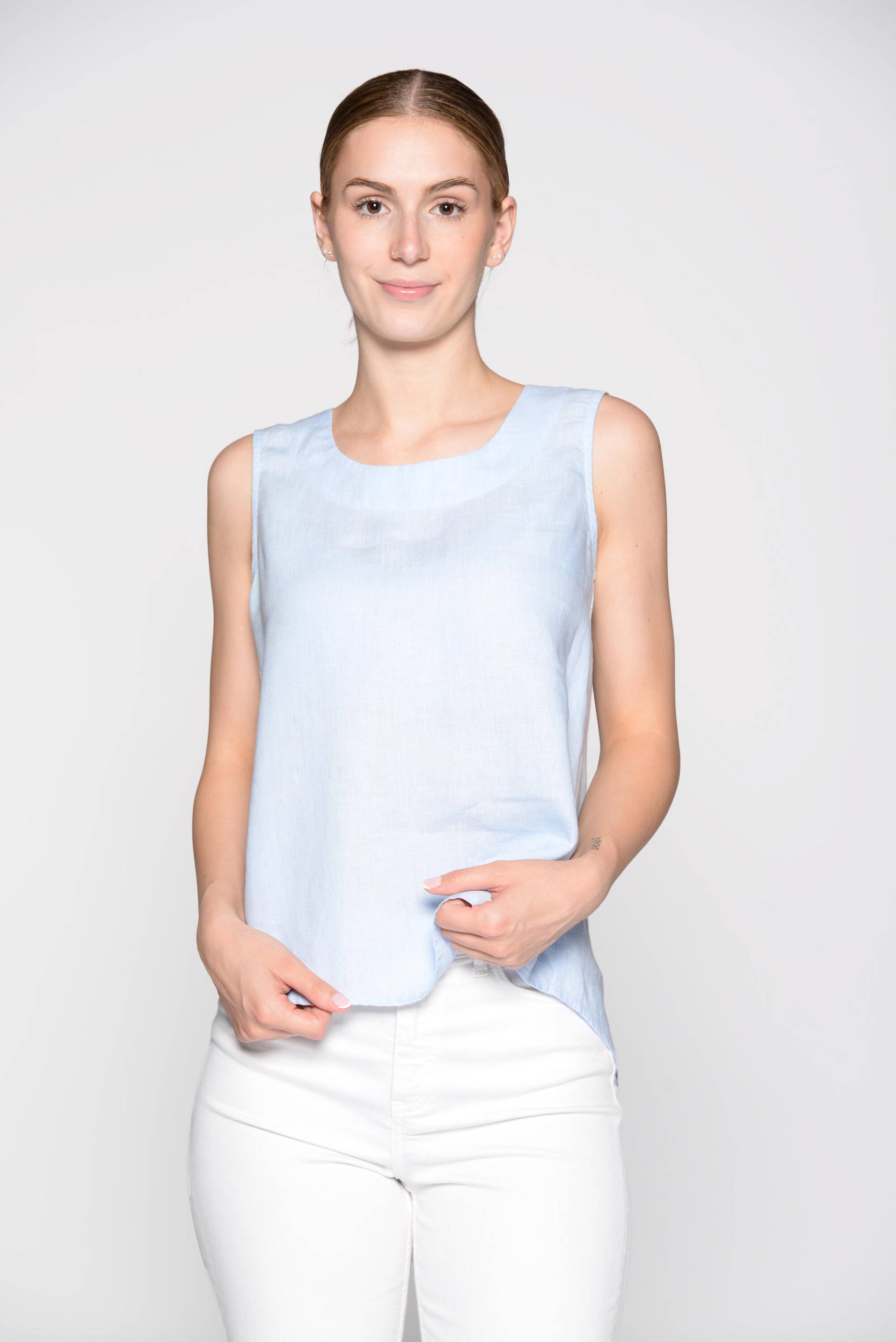 IN LINEA - Top, Rundhals 601 blue - Gr. - 46 von IN LINEA