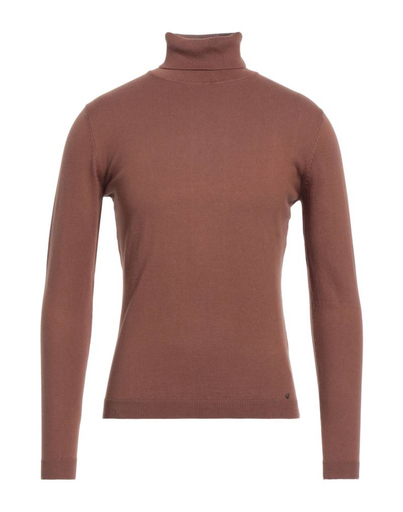 IN MY HOOD Rollkragenpullover Herren Braun von IN MY HOOD