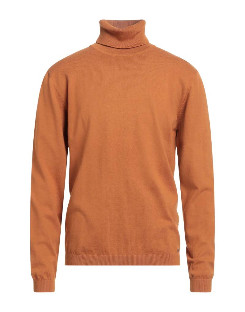 IN MY HOOD Rollkragenpullover Herren Lederfarben von IN MY HOOD