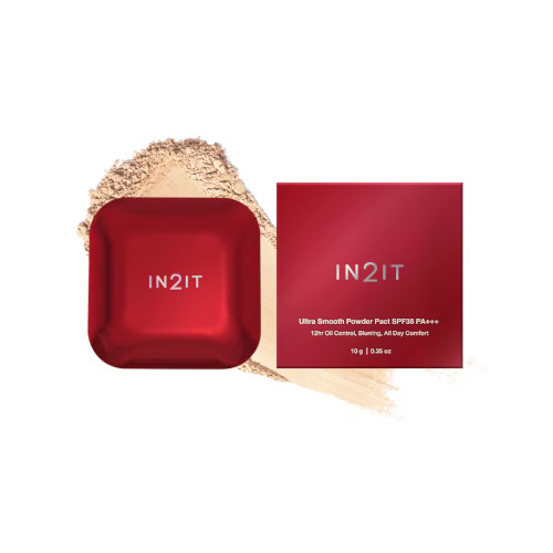 IN2IT - Ultra Smooth Powder Pact SPF35 PA+++ - 10g - 2N Neutral Sand von IN2IT