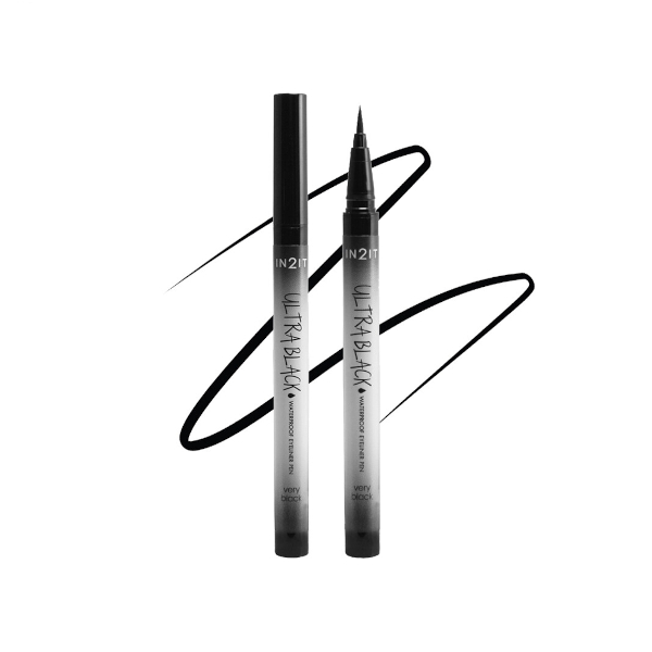 IN2IT - Ultrablack / Ultrabrown Waterproof Eyeliner Pen - 0.7g - EUB01 - Very Black von IN2IT