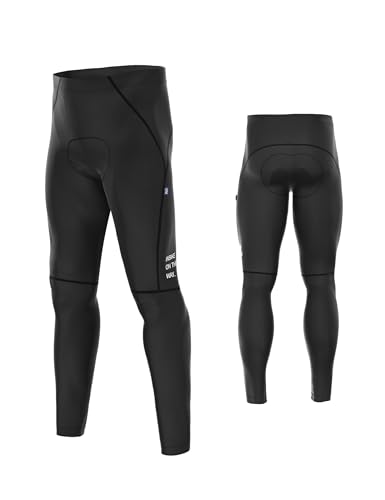 INBIKE Rradhose Herren Lang Gepolstert Fahrradhose Sitzpolster Radlerhose Radsport Bekleidung Hose Fahrrad Rennrad Shorts L von INBIKE