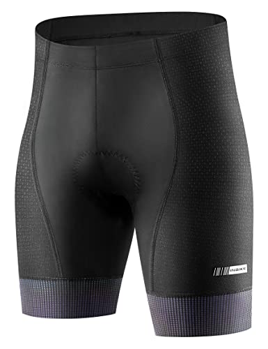 INBIKE Radlerhose Herren 3D gepolstert Kurz Fahrradhose Bunte Reflektierende aus elastischem und atmungsaktivem Stoff SA006,2XL von INBIKE