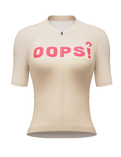 INBIKE Radtrikot Fahrradtrikot Rennradtrikot Damen Sommer Kurzarm Fahrradbekleidung Frauen mit 3 Taschen Atmungsaktiv Schnelltrocknend Fahrradsport Blassrose XS von INBIKE