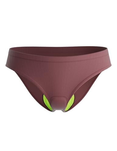 INBIKE Radunterhose Damen Gepolstert Gel Fahrradhose mit Polster Kurz Sommer Fahrradunterhose Radlerunterhose Unterhose Fahrrad Rennrad MTB Rot L von INBIKE