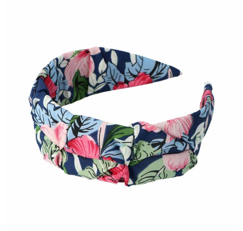 INCA Haarpflege-Set Diadema Tela Floral Con Fondo Azul 1 U von INCA