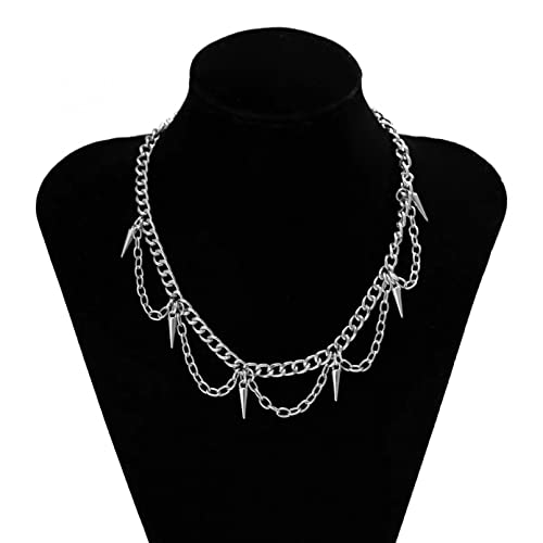 INCIDO Anhänger Halskette Unabhängige Gothic Hollow Tassel Hals Halskragen Halskette Frauen Hip Hop Ästhetik Schmuck Accessoires Geschenk Weihnachts- und Valentinstagsgeschenke von INCIDO