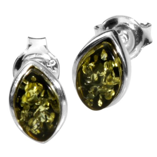 InCollections Damen-Ohrstecker 925/000 Sterlingsilber mit Bernstein 0412260090980 von INCOLLECTIONS