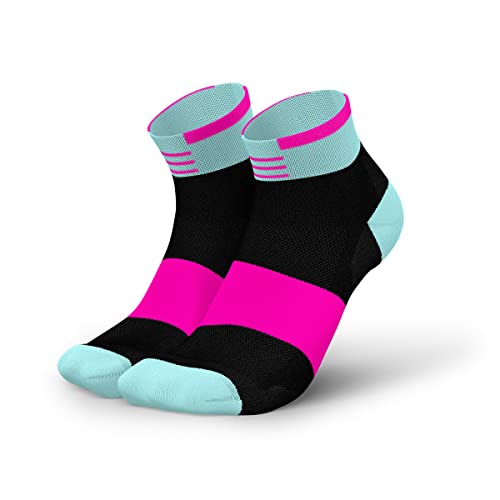 INCYLENCE Stages Sportsocken kurz, leichte Running Socks, atmungsaktive und schweißableitende Low Cut Kompressionssocken mit Anti-Blasen Schutz, Lauf-Socken für Damen und Herren, 35-38 von INCYLENCE