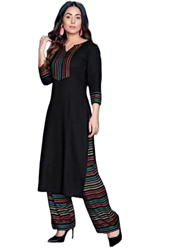 INDACORIFY Schöne Kurti-Hose aus Viskose, Festliche Party, Feier, Büro, Anzug (Large) von INDACORIFY