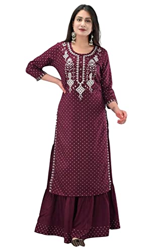 INDACORIFY Wunderschöner Kurti mit Bandage-Print und von INDACORIFY