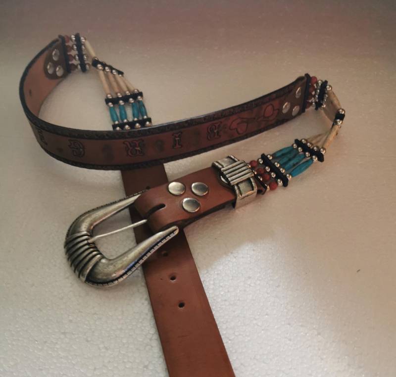 Hairpipe - Gürtel | Wechselgürtel Mit Initialen, Stell Dir Deinen Selbst Zusammen von INDIANSTYLE