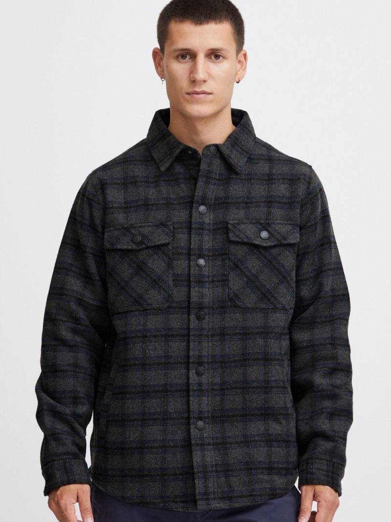 Indicode Hemdjacke Herren kariert, anthrazit von INDICODE