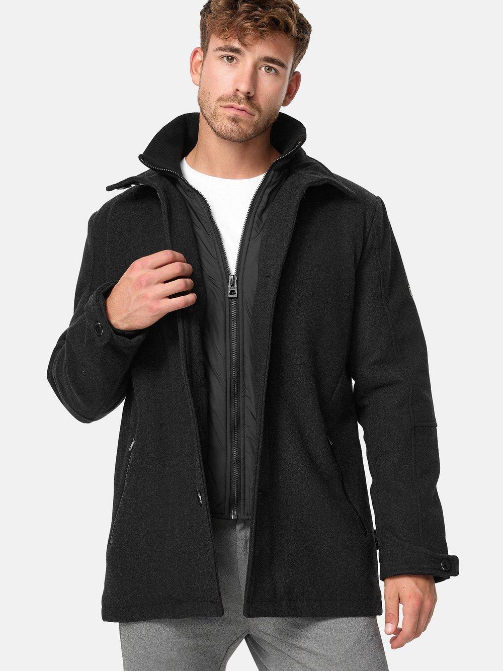 Indicode Mantel Herren Wolle, anthrazit Indicode Mantel Herren Wolle, anthrazit von INDICODE
