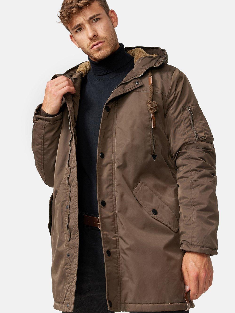 Indicode Parka Herren, braun von INDICODE