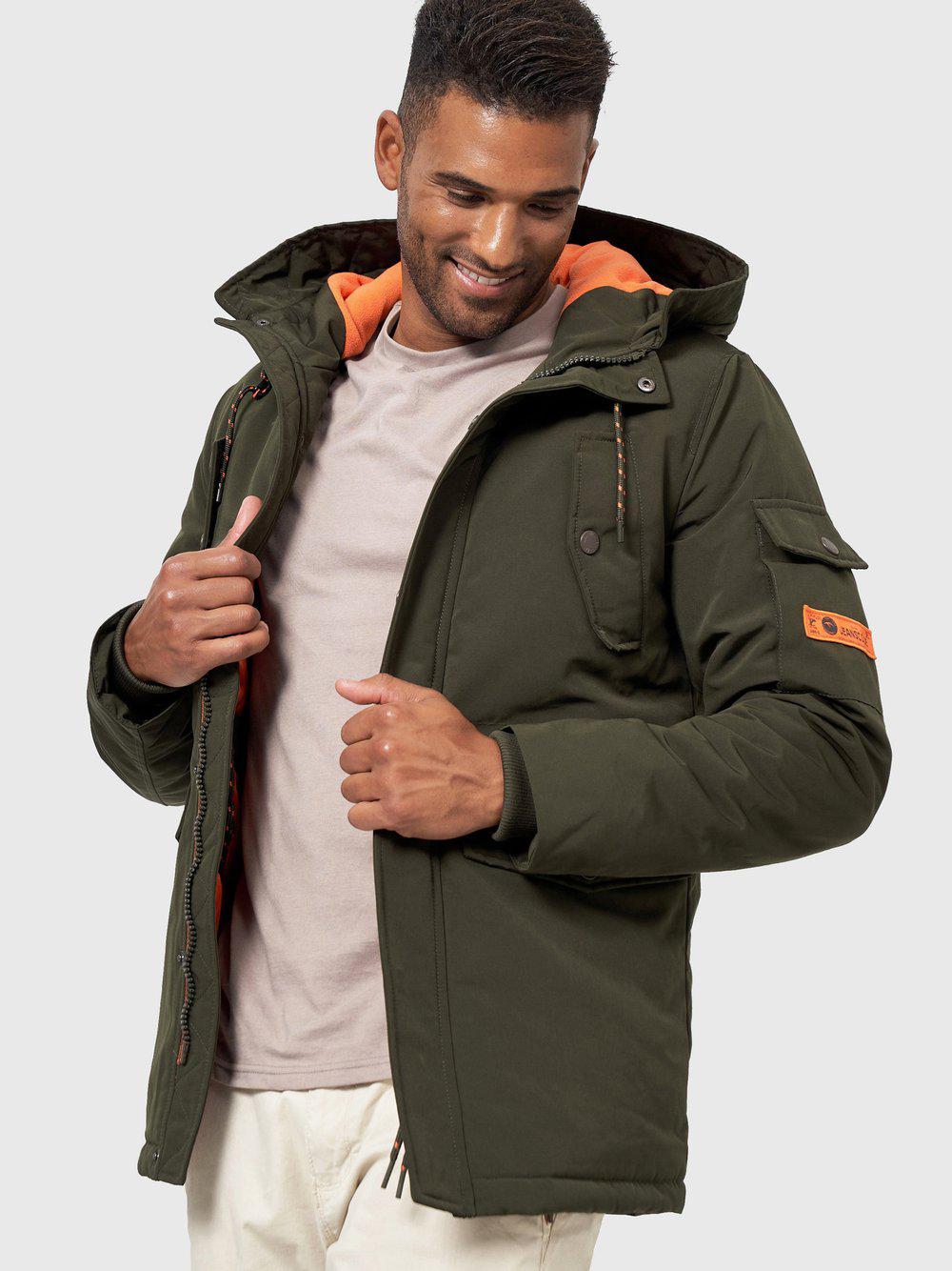 Indicode Parka Herren, khaki von INDICODE